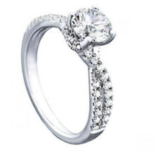 Afbeelding in Gallery-weergave laden, 2,25 karaat ronde diamanten solitaire met accenten ring wit goud 14k - harrychadent.nl