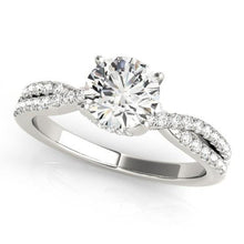 Afbeelding in Gallery-weergave laden, 2,25 karaat ronde diamanten solitaire met accenten ring wit goud 14k - harrychadent.nl