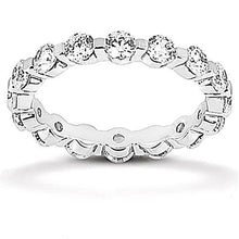 Afbeelding in Gallery-weergave laden, 2,40 karaat ronde diamanten eeuwigheid trouwring sieraden nieuw - harrychadent.nl