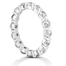 Afbeelding in Gallery-weergave laden, 2,40 karaat ronde diamanten eeuwigheid trouwring sieraden nieuw - harrychadent.nl