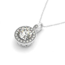 Afbeelding in Gallery-weergave laden, 2,50 ct. Ronde Diamanten Ketting Hanger Zonder Ketting Wit Goud 14K - harrychadent.nl