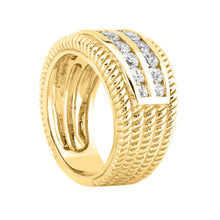 Afbeelding in Gallery-weergave laden, 2,50 karaat ronde diamanten rechterhand jubileumring