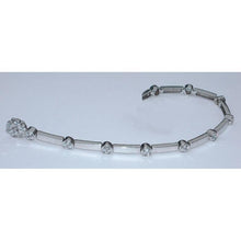 Afbeelding in Gallery-weergave laden, 2,55 karaat diamanten tennisarmband versus witgoud met volledige bezel - harrychadent.nl