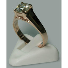 Afbeelding in Gallery-weergave laden, 2.01 karaat ronde diamanten solitaire ring sieraden nieuw rose goud 14k - harrychadent.nl