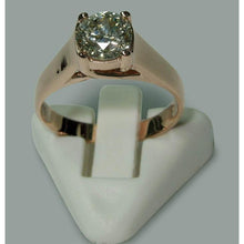 Afbeelding in Gallery-weergave laden, 2.01 karaat ronde diamanten solitaire ring sieraden nieuw rose goud 14k - harrychadent.nl