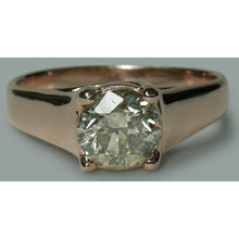 Afbeelding in Gallery-weergave laden, 2.01 karaat ronde diamanten solitaire ring sieraden nieuw rose goud 14k - harrychadent.nl