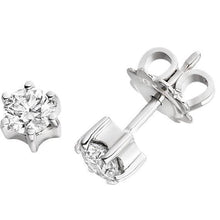 Afbeelding in Gallery-weergave laden, GIA-gecertificeerd Echte Diamant Oorbel 2.16 Karaat