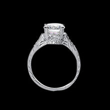 Afbeelding in Gallery-weergave laden, 2.26 karaats diamanten vintage stijl trouwring wit goud