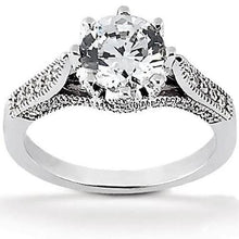 Afbeelding in Gallery-weergave laden, 2,29 ct. Echt Diamanten Witgouden Jubileumring Vintage Stijl Sieraden Nieuw