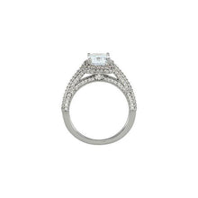 Afbeelding in Gallery-weergave laden, 2.36 karaat smaragd diamanten verlovingsring wit goud 14k - harrychadent.nl