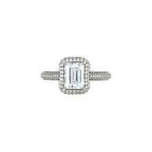 Afbeelding in Gallery-weergave laden, 2.36 karaat smaragd diamanten verlovingsring wit goud 14k - harrychadent.nl