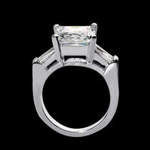Afbeelding in Gallery-weergave laden, 2,45 Ct. Princess & Baguette Echt Diamants Three Stone Trouwring