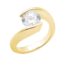 Afbeelding in Gallery-weergave laden, 2.50 ct. Fonkelende diamanten verlovingsring geel goud - harrychadent.nl