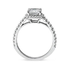 Afbeelding in Gallery-weergave laden, 2.75 Karaats Kussen Halo Diamant Met Accenten Ring Wit Goud 14K Nieuw - harrychadent.nl