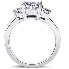 Afbeelding in Gallery-weergave laden, 2.81 karaat drie stenen prinses diamanten jubileum ring sieraden nieuw - harrychadent.nl