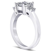 Afbeelding in Gallery-weergave laden, 2.81 karaat drie stenen prinses diamanten jubileum ring sieraden nieuw - harrychadent.nl