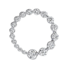 Afbeelding in Gallery-weergave laden, 2 Karaat Echt Diamanten Cirkel Hanger Wit Goud 14K