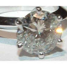 Afbeelding in Gallery-weergave laden, 2 Karaat Echt Diamanten Solitaire Verlovingsring Goud Wit