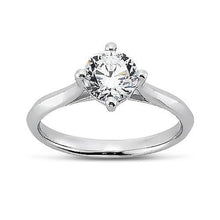Afbeelding in Gallery-weergave laden, 2 karaat Griffenzetting Ronde Briljante Echt Diamanten Solitaire Ring
