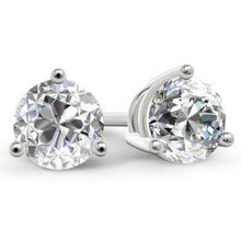 Afbeelding in Gallery-weergave laden, 3 Prong Set Briljant Geslepen 5,50 Ct Diamanten Oorknopjes Wit Goud - harrychadent.nl