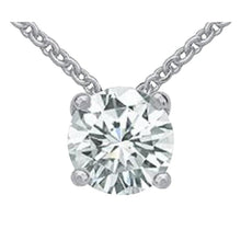 Afbeelding in Gallery-weergave laden, 3 ct. Diamanten Sieraden Hanger Witgouden Ketting Nieuw - harrychadent.nl