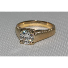 Afbeelding in Gallery-weergave laden, 3 karaat diamanten afwerking micro pave ring geel goud Nieuw - harrychadent.nl