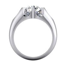 Afbeelding in Gallery-weergave laden, 3 karaat grote diamanten solitaire herenring wit goud - harrychadent.nl