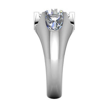 Afbeelding in Gallery-weergave laden, 3 karaat grote diamanten solitaire herenring wit goud - harrychadent.nl