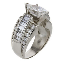 Afbeelding in Gallery-weergave laden, 3 karaat peer geslepen diamanten trouwring wit goud fijne sieraden - harrychadent.nl