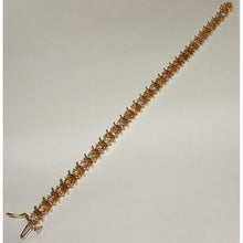 Afbeelding in Gallery-weergave laden, 3,5 ct. Diamanten Armband Geel Goud 14K Armband Nieuw - harrychadent.nl