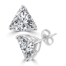 Afbeelding in Gallery-weergave laden, 3,50 karaat biljoen geslepen diamanten dames oorknopjes goud wit - harrychadent.nl