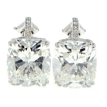 Afbeelding in Gallery-weergave laden, 3.20 karaat kussen Diamond Stud Earring Dames gouden sieraden - harrychadent.nl