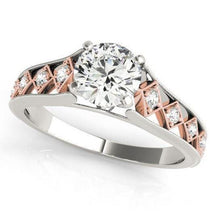 Afbeelding in Gallery-weergave laden, 3.25 karaat diamanten verlovingsring set nieuw tweekleurig goud 14K - harrychadent.nl