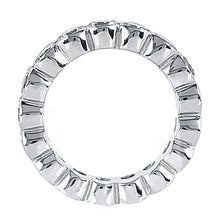 Afbeelding in Gallery-weergave laden, 3.40 karaat diamanten witgouden eeuwigheid verlovingsband Nieuw - harrychadent.nl
