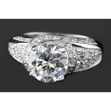 Afbeelding in Gallery-weergave laden, 3.50 Karaat Pave Setting Jubileumring Ronde Diamant - harrychadent.nl