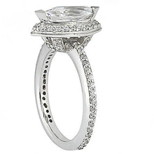 Afbeelding in Gallery-weergave laden, 3.50 karaat Marquise geslepen diamanten ring met accenten wit goud 14K - harrychadent.nl