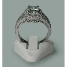 Afbeelding in Gallery-weergave laden, 3.50 karaat kussen Diamant Solitaire Ring Split Shank sieraden Nieuw - harrychadent.nl
