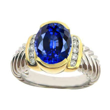 Afbeelding in Gallery-weergave laden, echte round diamant 3.50karaat ring vooraanzicht
