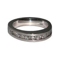 Afbeelding in Gallery-weergave laden, 3.51 karaat drie stenen diamanten fancy ring wit goud 14K - harrychadent.nl