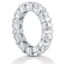 Afbeelding in Gallery-weergave laden, 3.9 ct. F Vs1 diamanten Prachtige Eternity Women Engagement Band WG 14K - harrychadent.nl