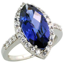 Afbeelding in Gallery-weergave laden, 4 Karaat Saffier Ring