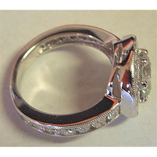 Afbeelding in Gallery-weergave laden, 4,00 ct grote diamanten ring ronde diamanten halo ring platina - harrychadent.nl
