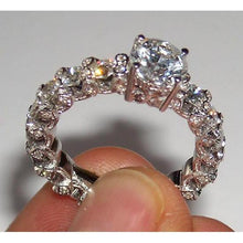 Afbeelding in Gallery-weergave laden, 4,01 karaat diamanten verlovingsring wit goud 14K - harrychadent.nl