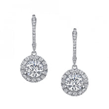 Afbeelding in Gallery-weergave laden, 4,50 Karaat Natuurlijke Diamanten Dames Dangle Oorbellen Wit Goud 14K - harrychadent.nl