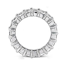 Afbeelding in Gallery-weergave laden, 4,75 karaat diamanten eeuwigheid band prinses geslepen sieraden wit goud nieuw - harrychadent.nl