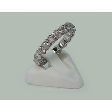 Afbeelding in Gallery-weergave laden, 4.68 karaat ronde briljante diamanten eeuwigheid band wit goud 14K - harrychadent.nl