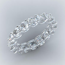 Afbeelding in Gallery-weergave laden, 4.80 karaat ronde diamanten eeuwigheid trouwring sieraden - harrychadent.nl