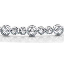 Afbeelding in Gallery-weergave laden, 4,90 Karaat Ronde Briljante Echt Diamanten Tennisarmband Goud 14K