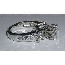 Afbeelding in Gallery-weergave laden, 5 karaat gouden diamanten ring dames drie stenen sieraden Nieuw - harrychadent.nl