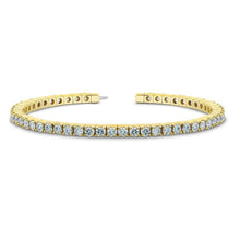 Afbeelding in Gallery-weergave laden, 4.95 karaat ronde diamanten tennisarmband geel goud 14K - harrychadent.nl